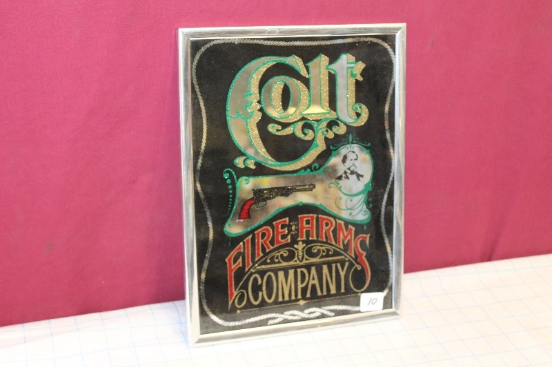 Vintage Colt Firearms Mirror