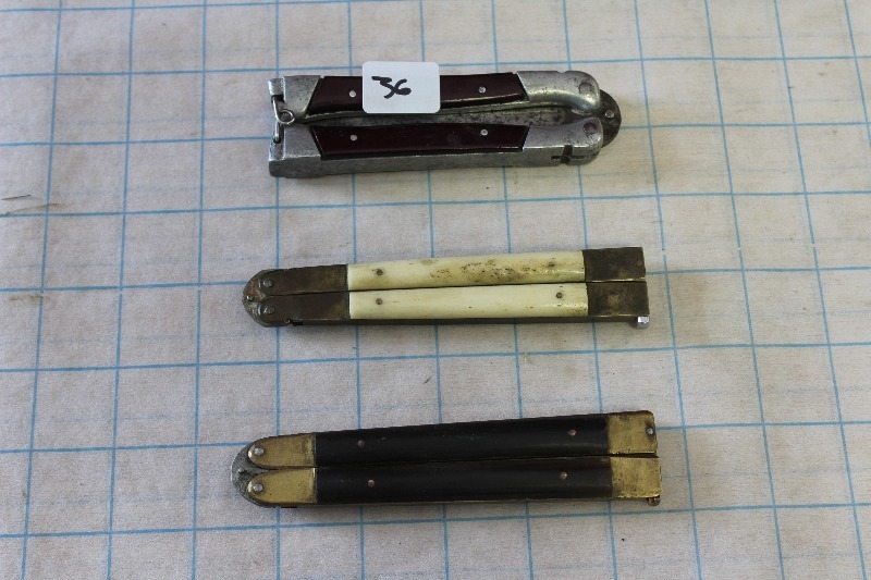 Antique Butterfly Knives