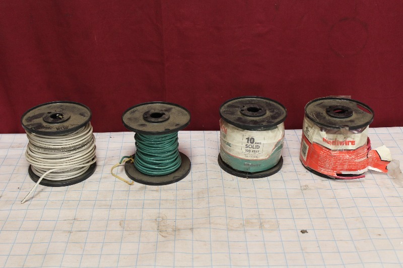 Spools of 10 and 12 ga wire
