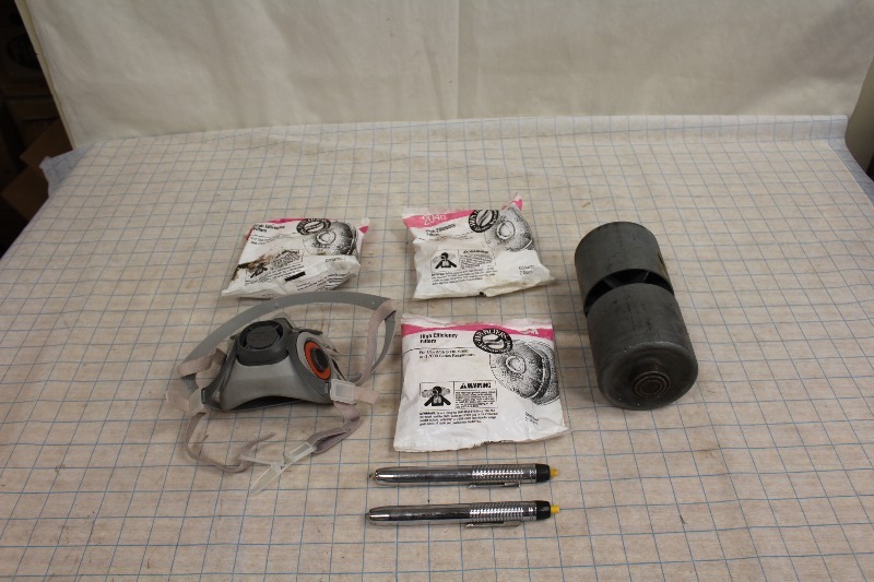 Air Mask with Filters and a Roller