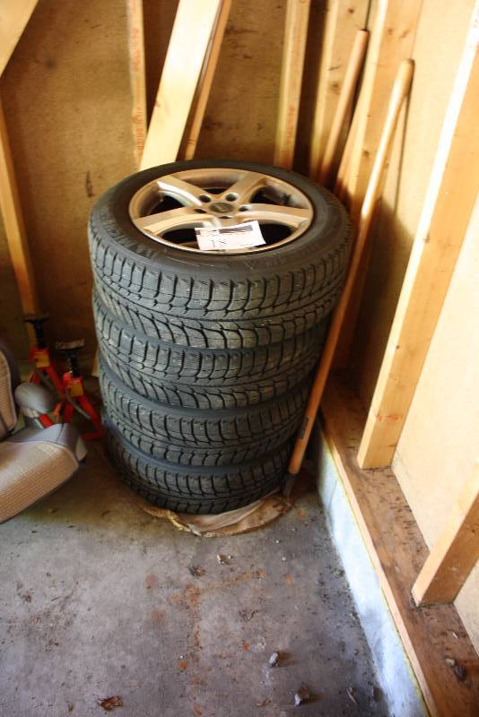 lot 18 image: Lot of (4) 2010 Mazda Speed 3 Tires wSport Edition Rims.