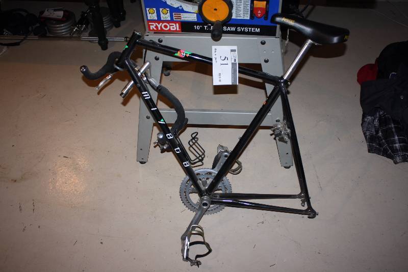 lot 51 image: Miyata Bicycle wParts Black Geared Includes Seat.