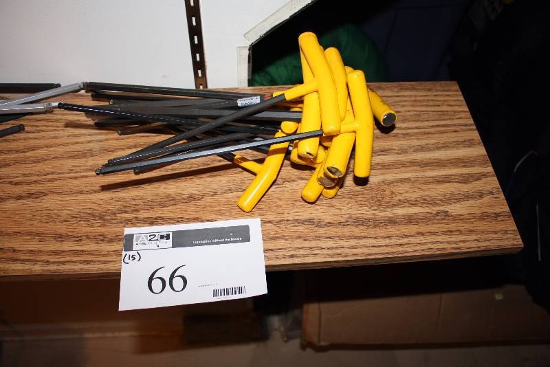 lot 66 image: Lot of (5) Torque Wrenches wFlat Handles.