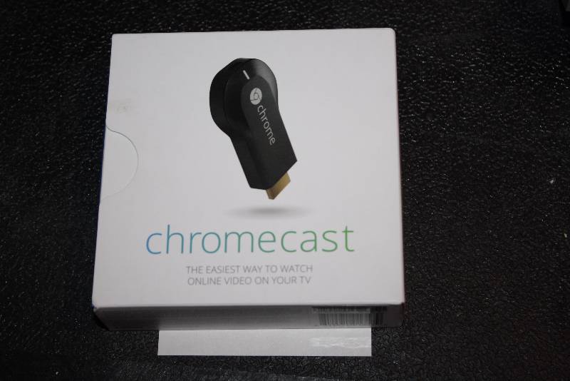 lot 62 image: Chromecast USB Plug-IN Online Video to TV Adapter.