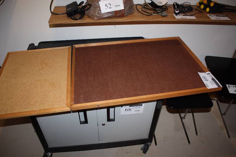lot 69 image: Lot of (2) Peg Boards Wooden Frames 17.5 x 23 24 x 32.