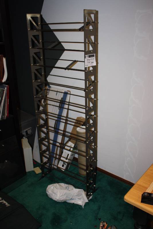 lot 72 image: Metal CD Rack 6 x 23.5 x 66.5.