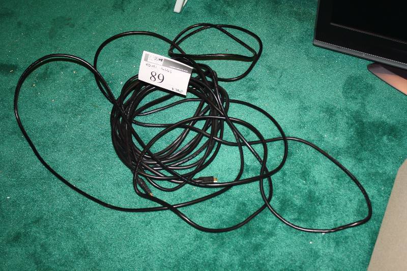 lot 89 image: Bundle Lot of Miscellaneous HDMI Cables.