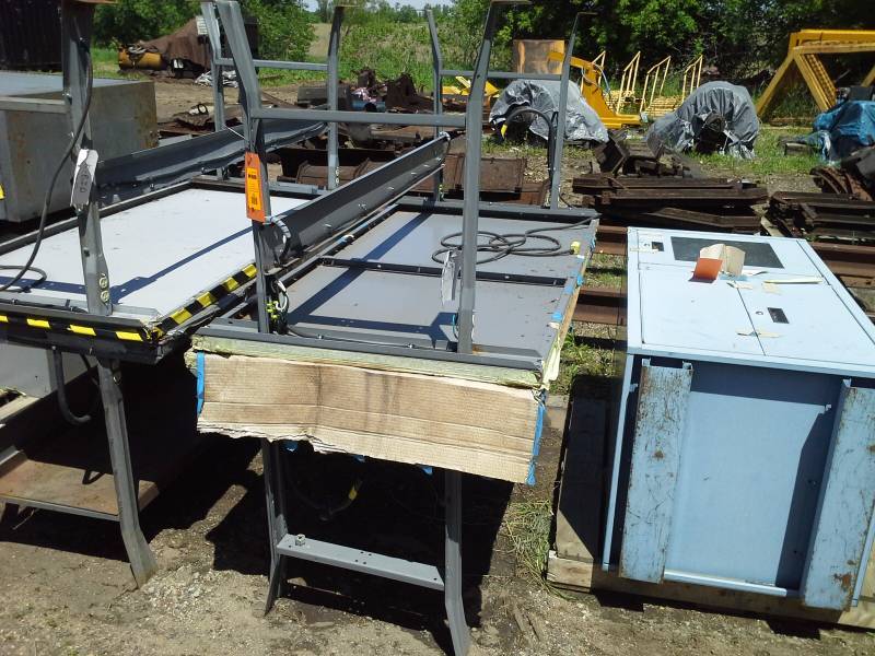 lot 25 image: Metal Work Tables (2)