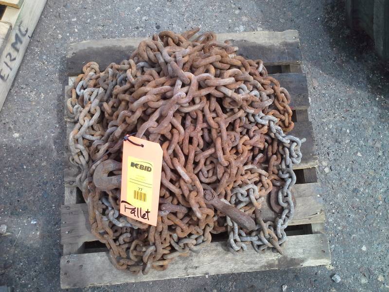 lot 77 image: Pallet Lot of Chain