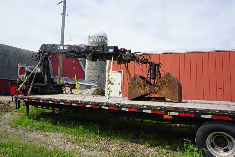 lot 13 image: 1995 HIAB Model 105K Truck Mount Hydraulic Knuckle Boom Lift