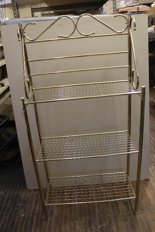 Brass Shelving Unit