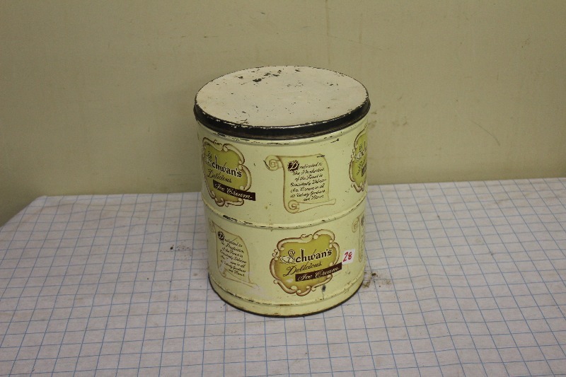 Schwans Ice Cream Container