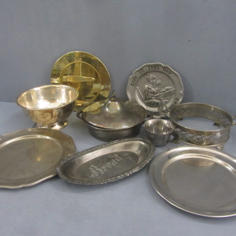 lot 55 image: Silver Plate Servers