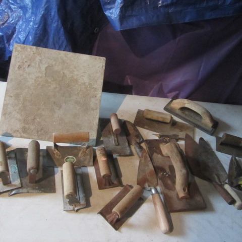 lot 133 image: Concrete & Drywall Tools