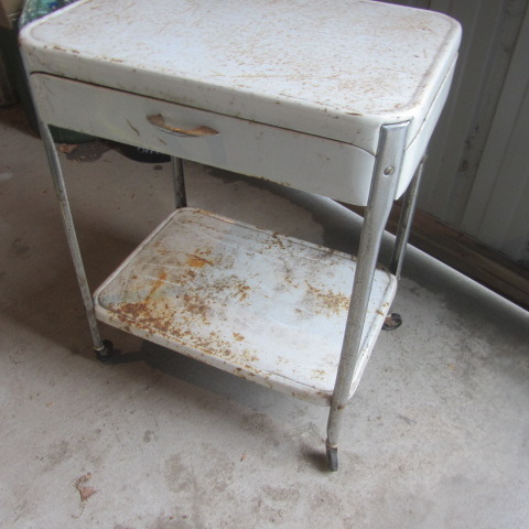lot 146 image: Vintage Kitchen Cart