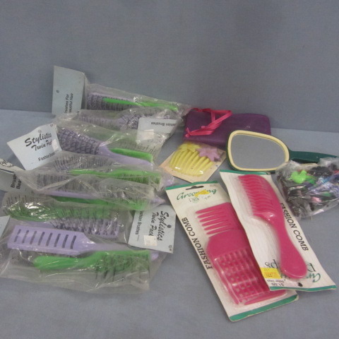 lot 156 image: New Hair Brushes, Clips