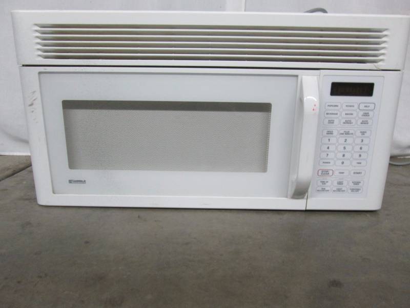 Over the Rang Microwave - White