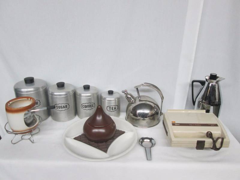 Box of Jars and Kitchen Items