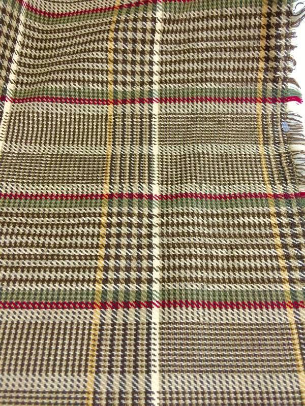 Bolt of Burberry Patterned Fabric