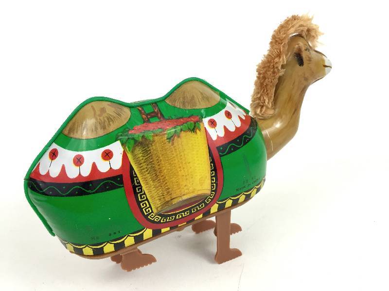 Vintage Tin Toy - Battery Operated Two Humped Camel - In Original Box