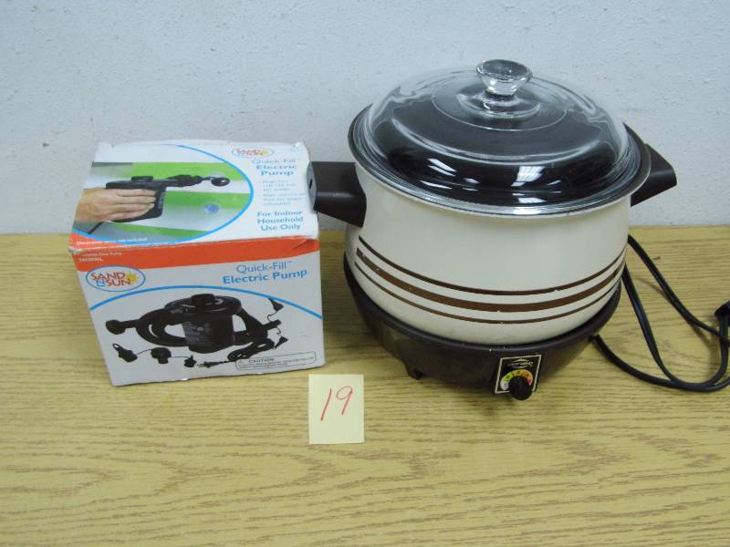 Crockpot & Air Pump