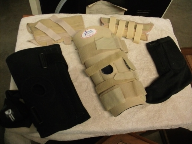 Seating Pad, Sling & Braces.