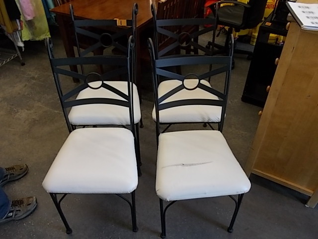 4-Wrought Iron Chairs