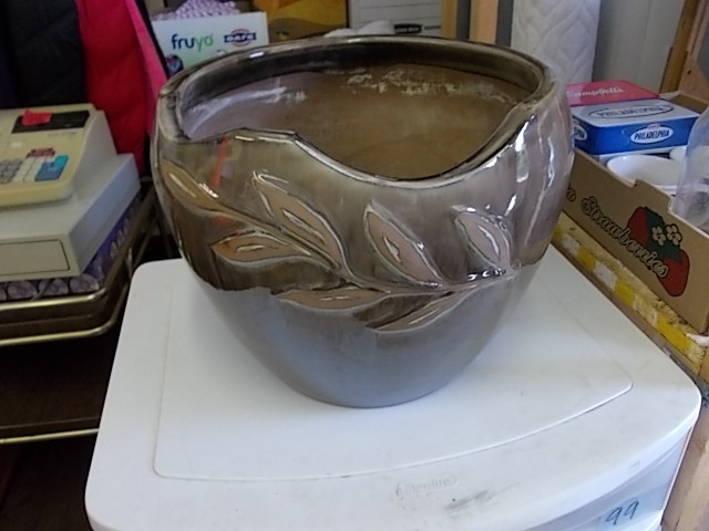 Large Glazed Pot
