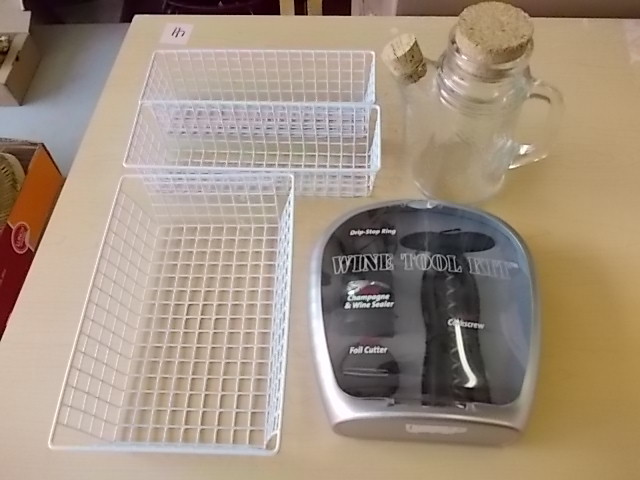 Wine Tool Kit, Candy Server, Organizers
