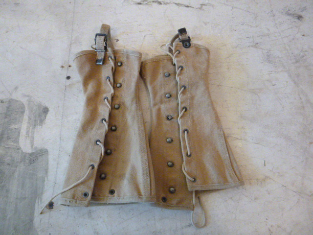 lot 72 image: Canvas Boot Covers