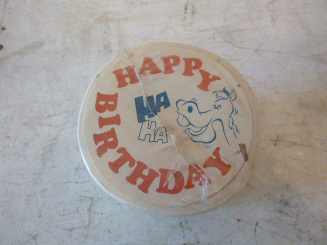 lot 74 image: Happy Birthday Toilet Paper
