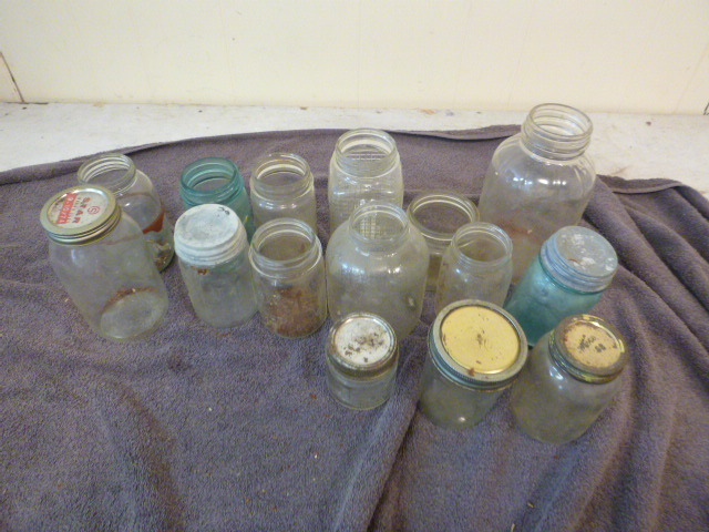 lot 115 image: Miscellaneous Canning Jars