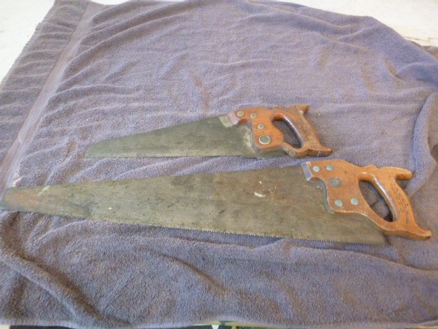 lot 131 image: 2 Hand Saws