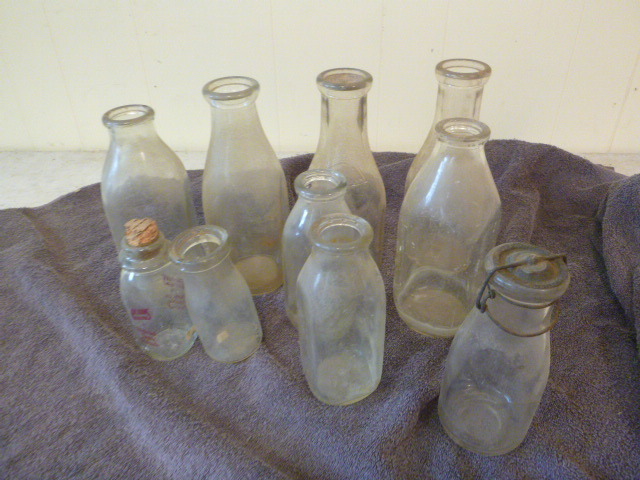lot 145 image: Miscellaneous Milk Bottles