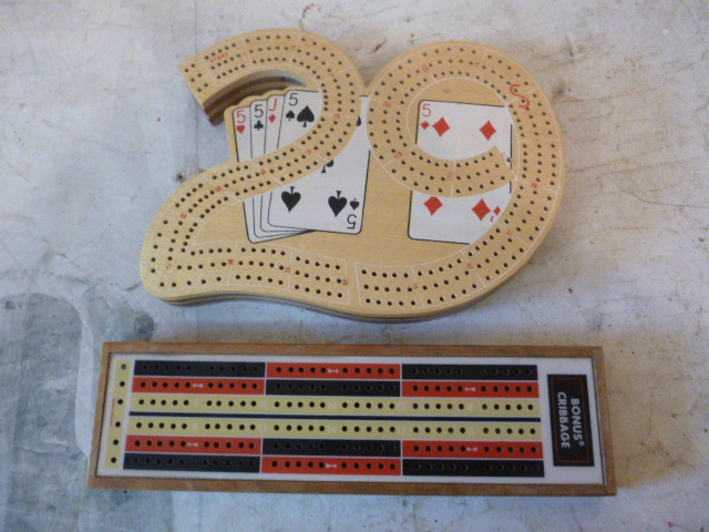 lot 146 image: 2 Cribbage Boards