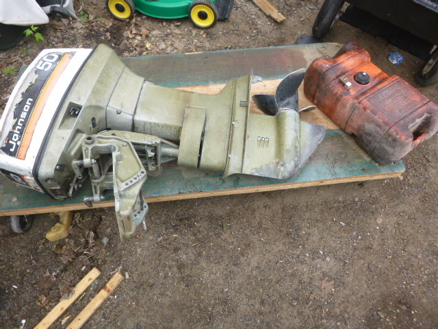 lot 153 image: Johnson 50 Outboard Motor