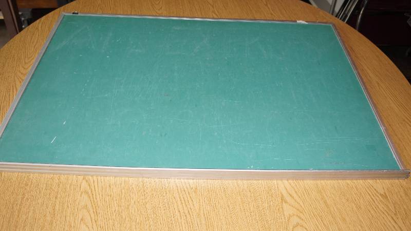 lot 37 image: Chalkboard with Metal Frame