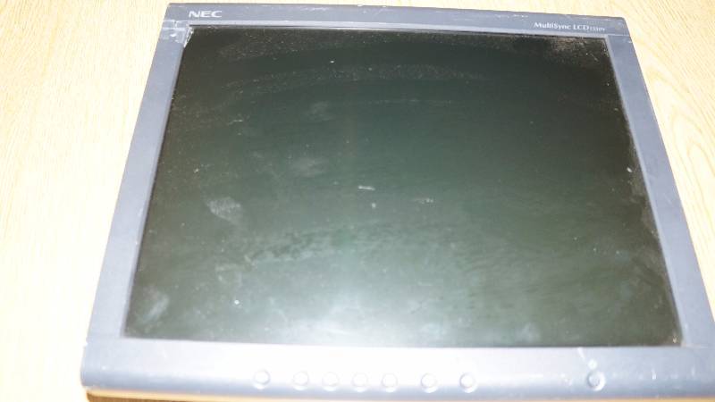 lot 46 image: NEC 15 LCD Flat Screen Display Monitor