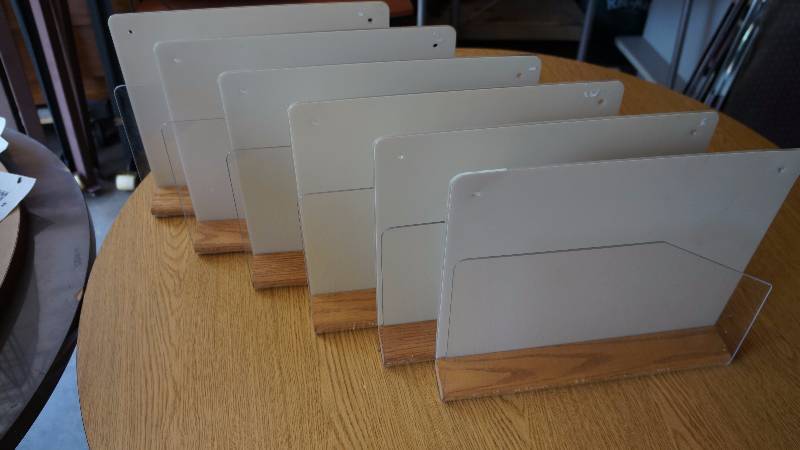 lot 52 image: Lot of 6 InOut Mail Boxes