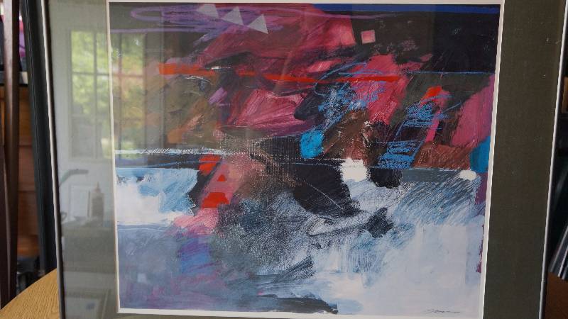 lot 74 image: Contemporary Design Framed Print