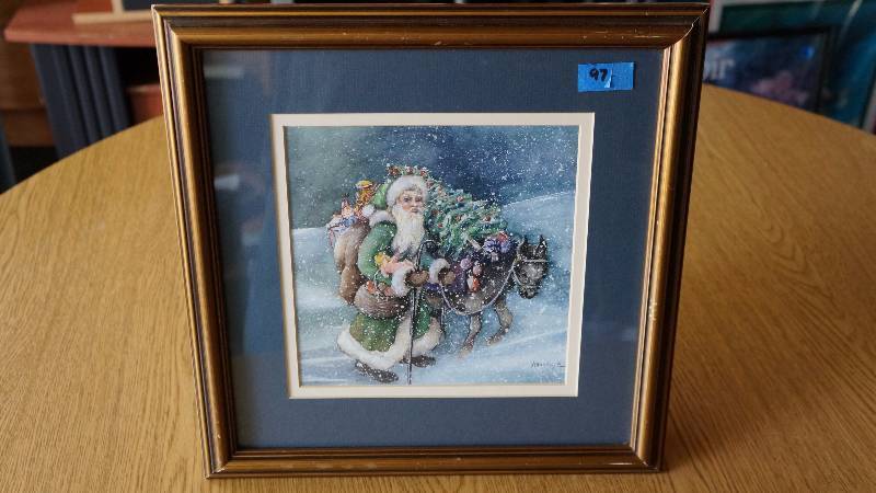 lot 97 image: Christmas Journey Framed Print