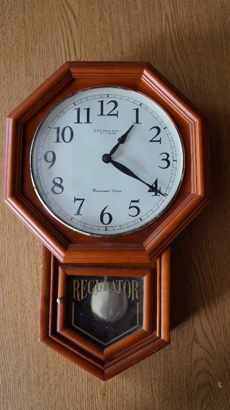 lot 187 image: Sterling & Noble Westminster Chime Clock