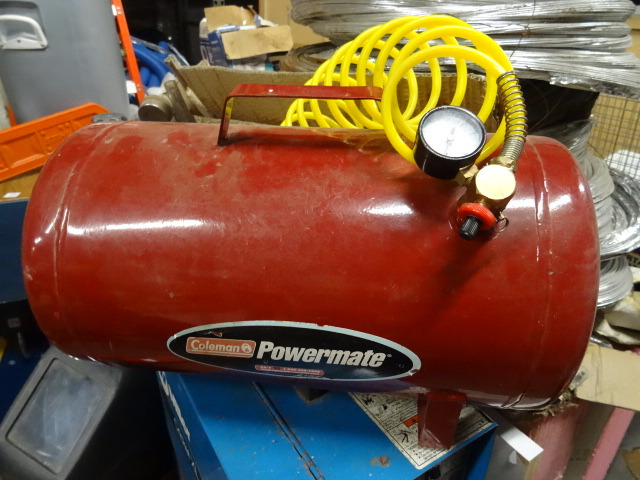 Coleman air tank