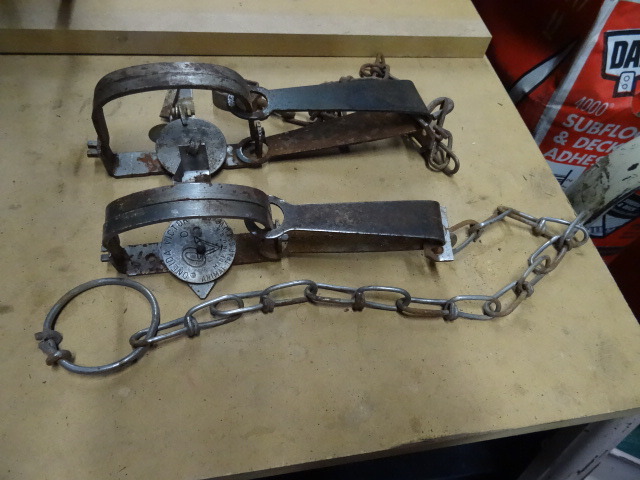 2 victor foot traps