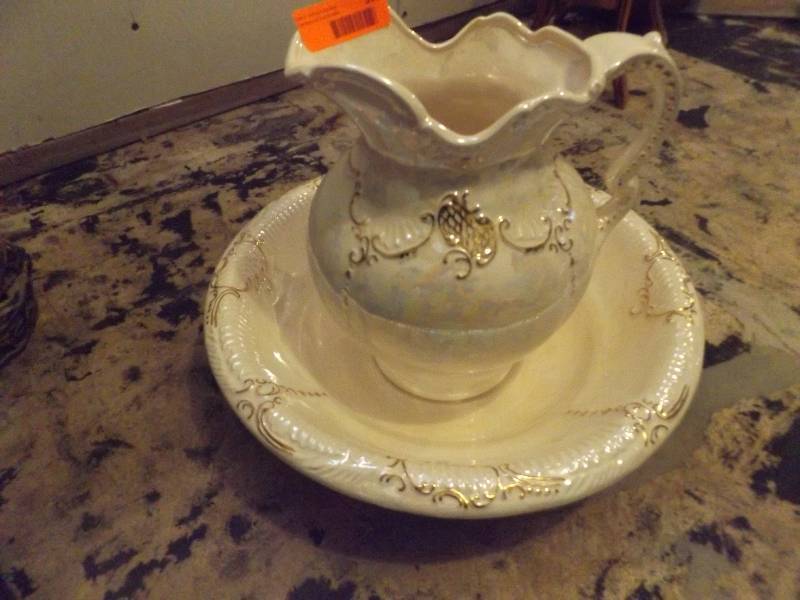 Wash Basin and Pitcher