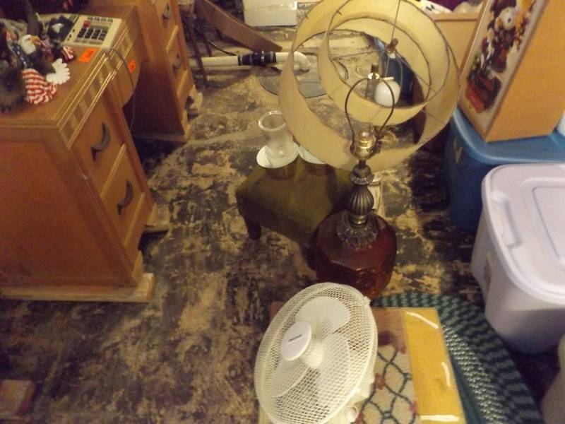 Lamp, Fan, Rugs