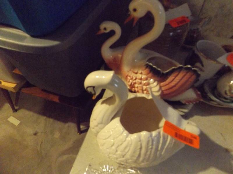 Goose and Swan Planters