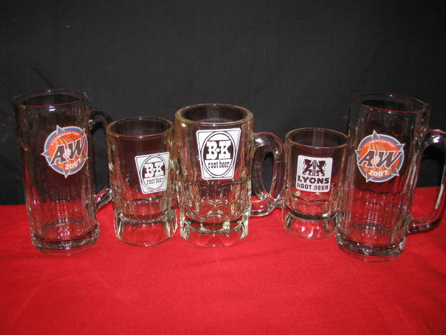 Root beer mugs A&W