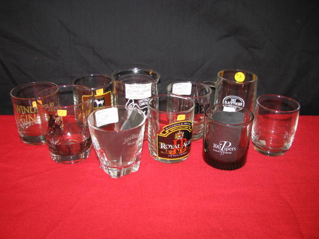 Bar ware drinking glasses