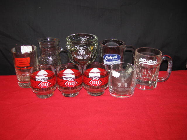 DQ Culver and other glassware